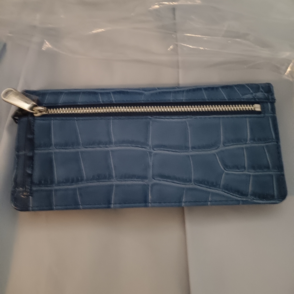 Brahmin Sky Blue Leather Wallet NWT - Picture 6 of 9